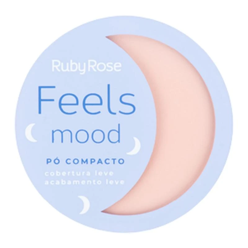 Pó Facial Ruby Rose Feels Mood Cor 44 Hb-7232
