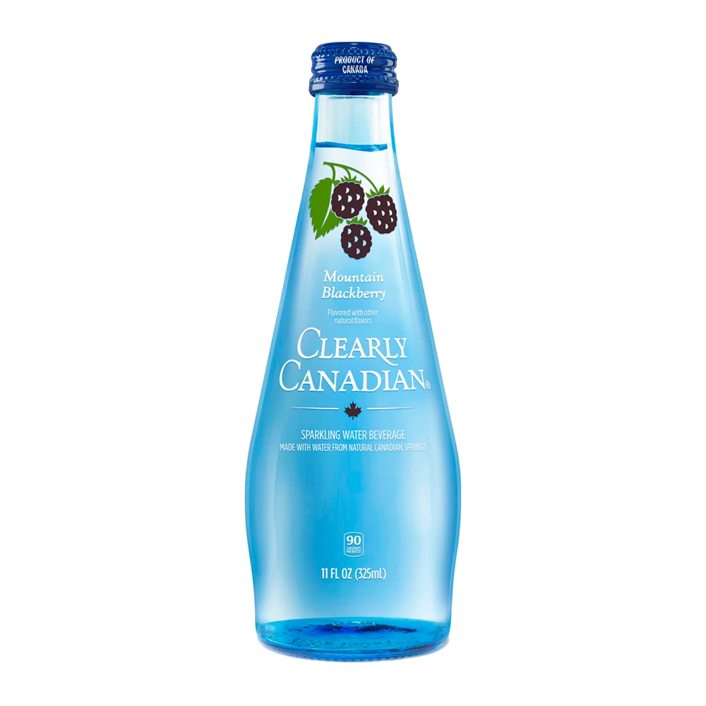Água Saborizada Clearly Canadian Blackbarry Garrafa 325Ml