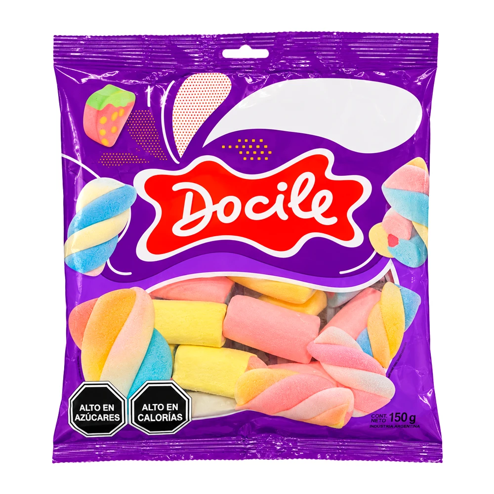Marshmallow Docile Tubo Color 150G