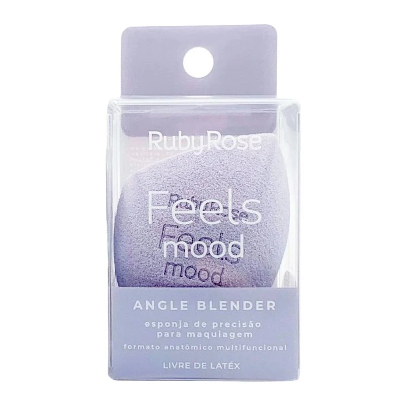 Esponja Para Base Ruby Rose Ovinho Cinza Hb-02