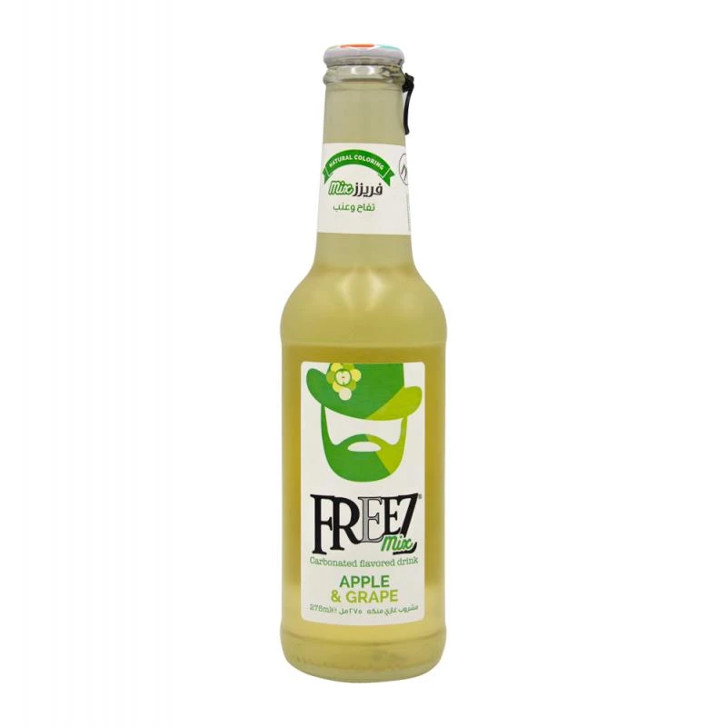 Bebida Gaseificada Freez Mix Maçã e  Uva 275Ml (Sem Alcool)