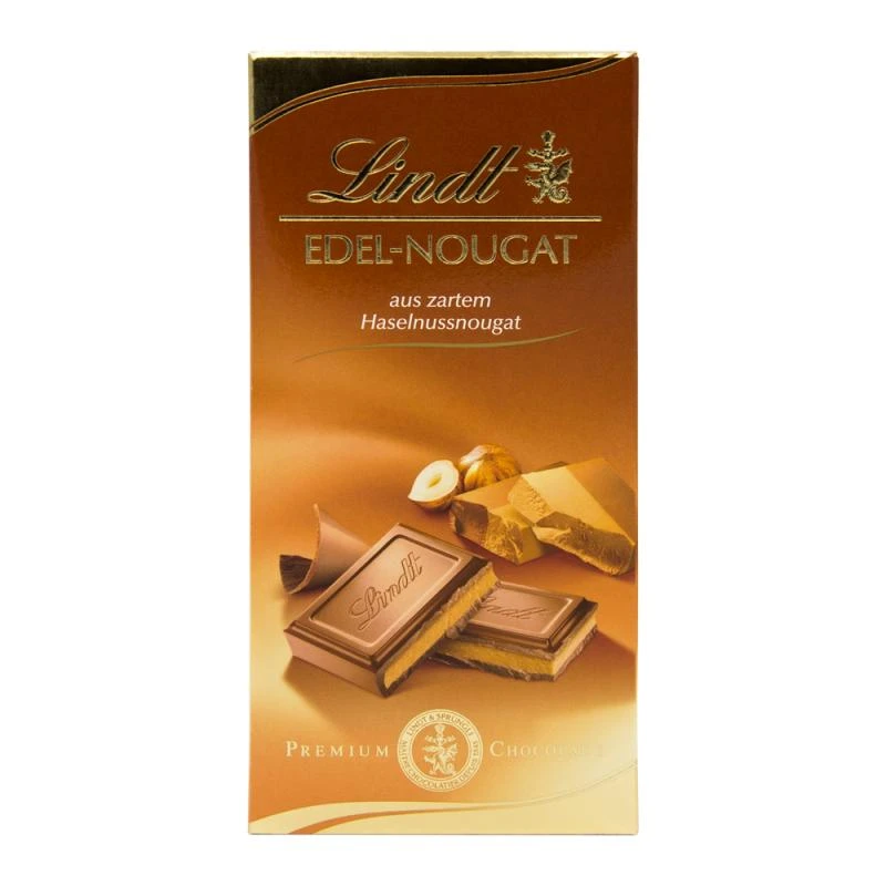 Barra Chocolate Lindt Recheio Mousse de Avelãs 100G