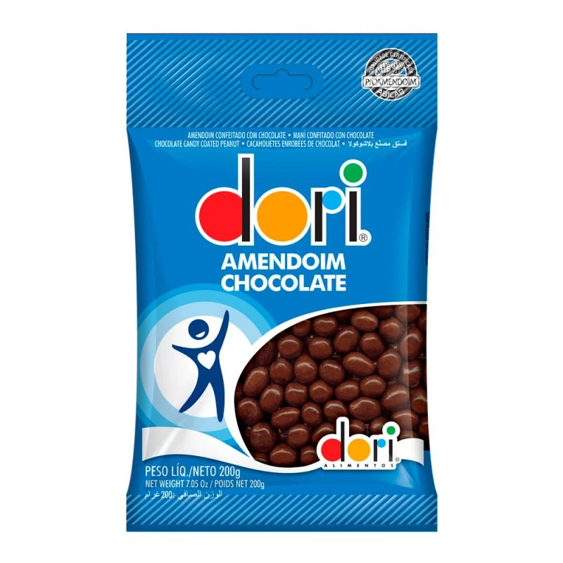 Chocolate Com Amendoim Dori 200G Pacote
