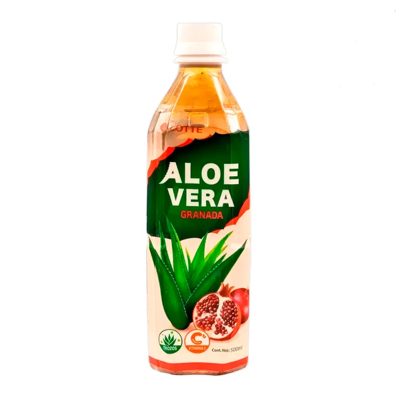 Suco de Romã Com Aloe Vera Lotte Garrafa 500Ml