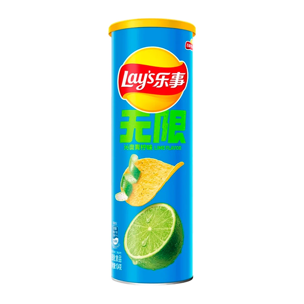 Batata Frita Lays Limão Tubo 90G