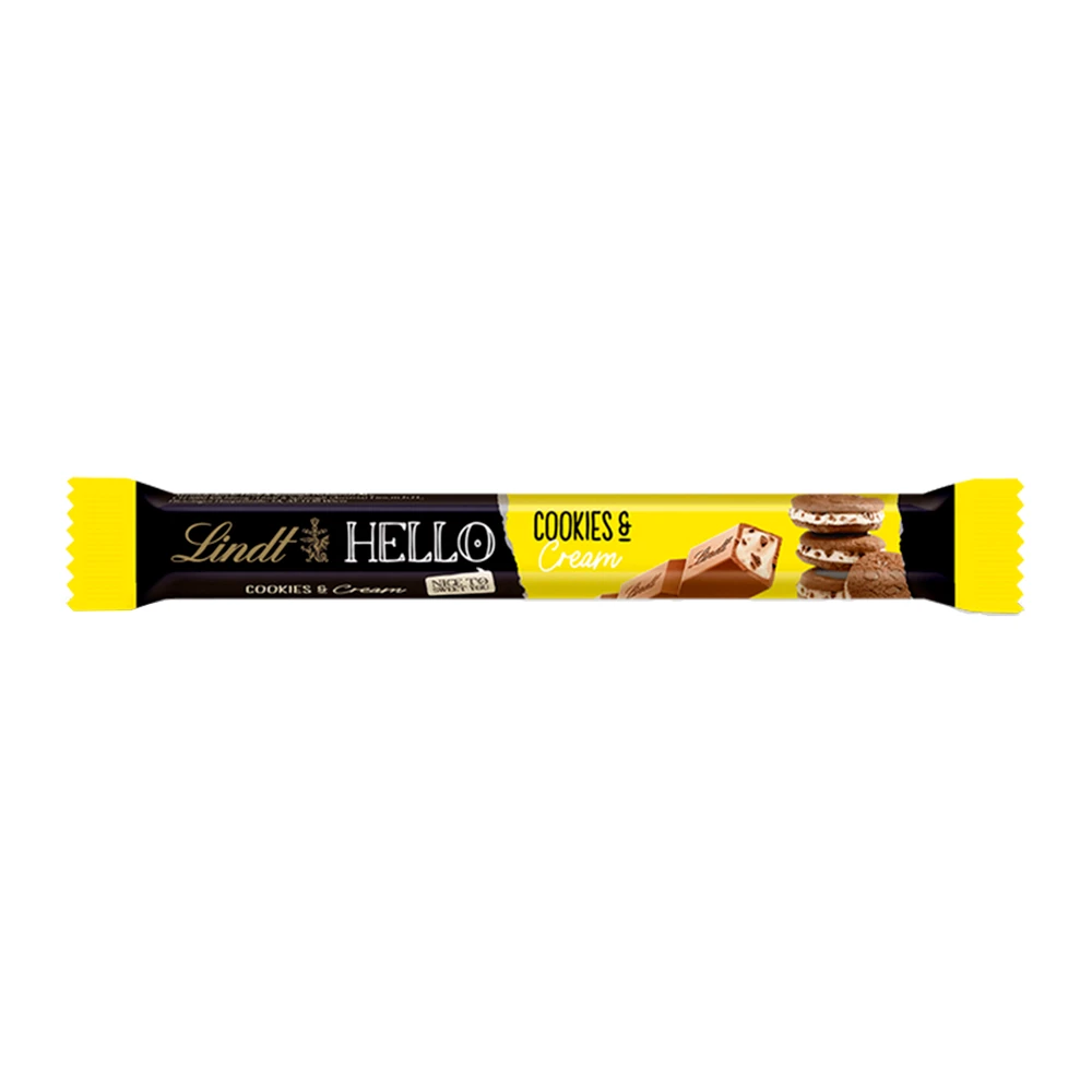 Barra Chocolate Lindt Hello Cookies and Cream 39G