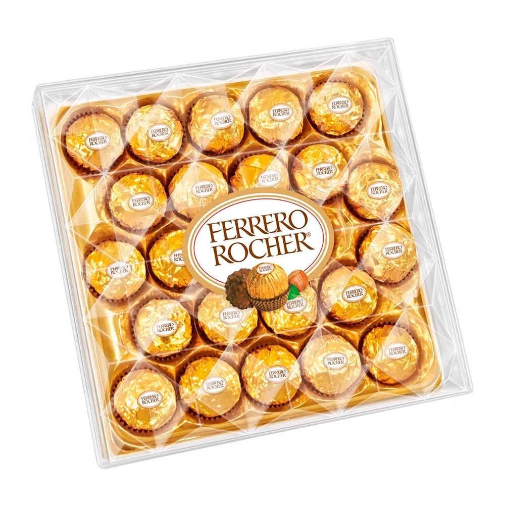 Bombom Ferrero Rocher Com 24 Unidades 300G (Diamante)