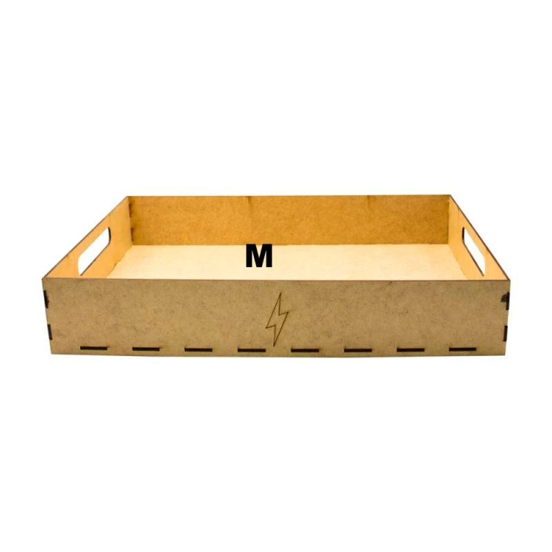 Caixa de Mdf Para Montar Cesta Tamanho M 30X20X7 Cm