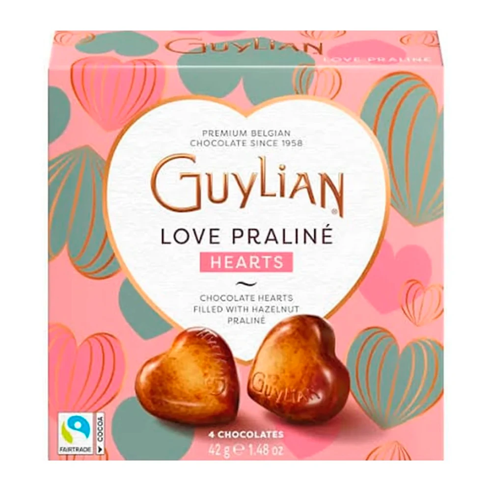 Chocolate Guylian Corações Praline 42G