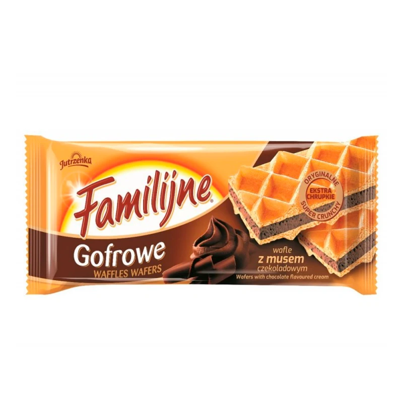 Wafer Super Crocante Familijne Recheio Mousse de Chocolate 130G