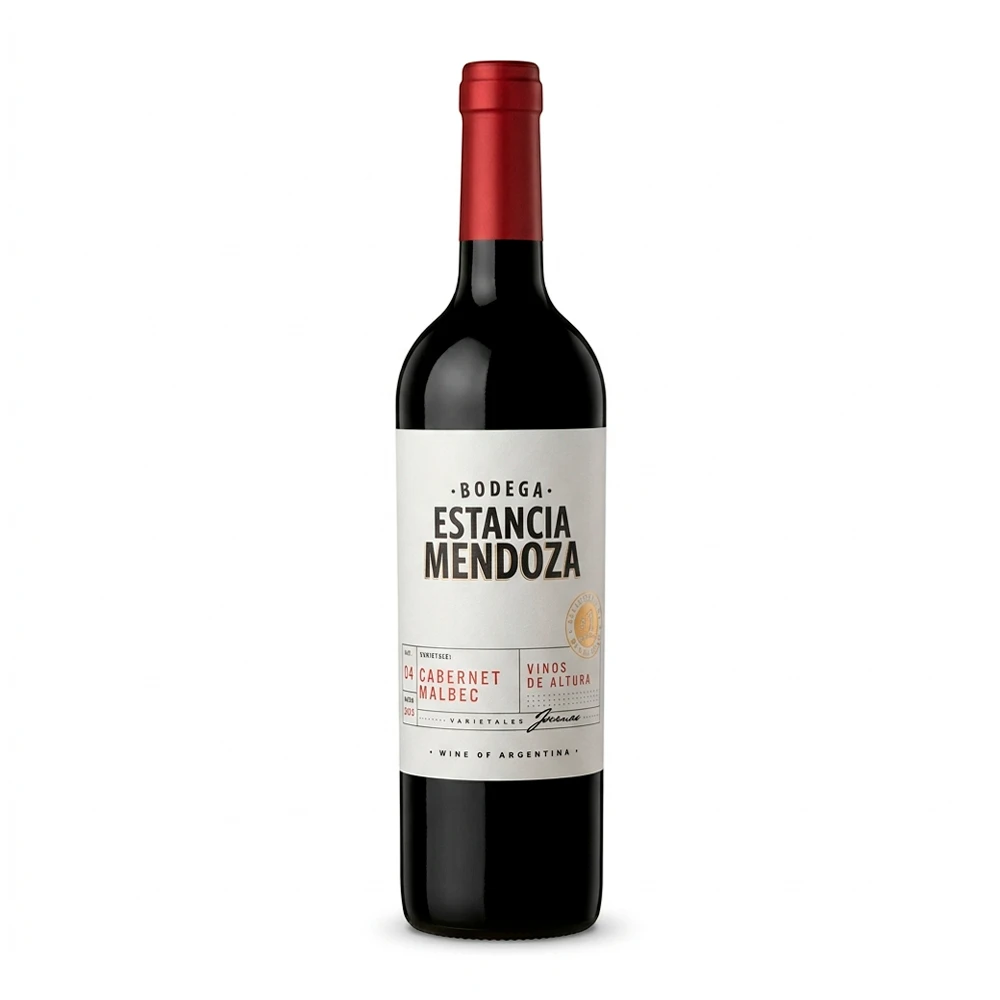 Vinho Argentino Estancia Mendoza Cabernet Malbec Garrafa 750ml