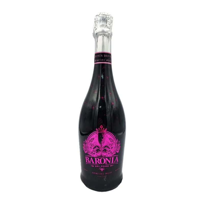 Espumante Italiano Baronia Demi Sec Rose Garrafa 750Ml
