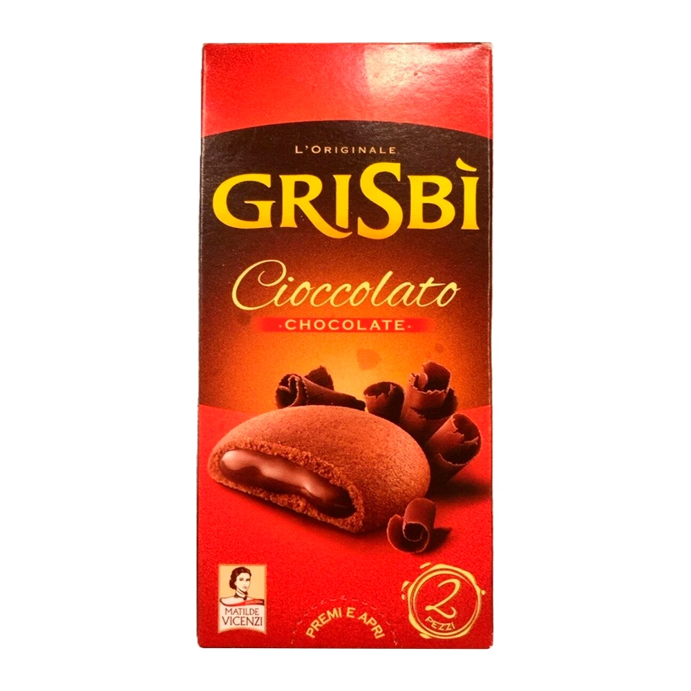 Biscoito Vicenzi Grisbi Sabor Chocolate Caixa 30G