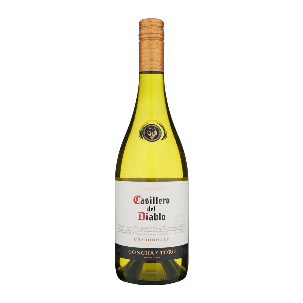 Vinho Chileno Casillero Del Diablo Chardonnay Garrafa 750Ml