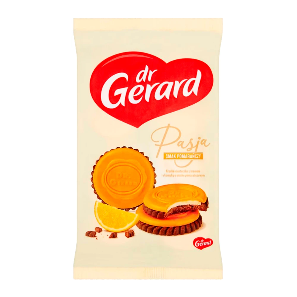 Biscoito Dr Gerard Pasja Recheio de Laranja Pacote 170G