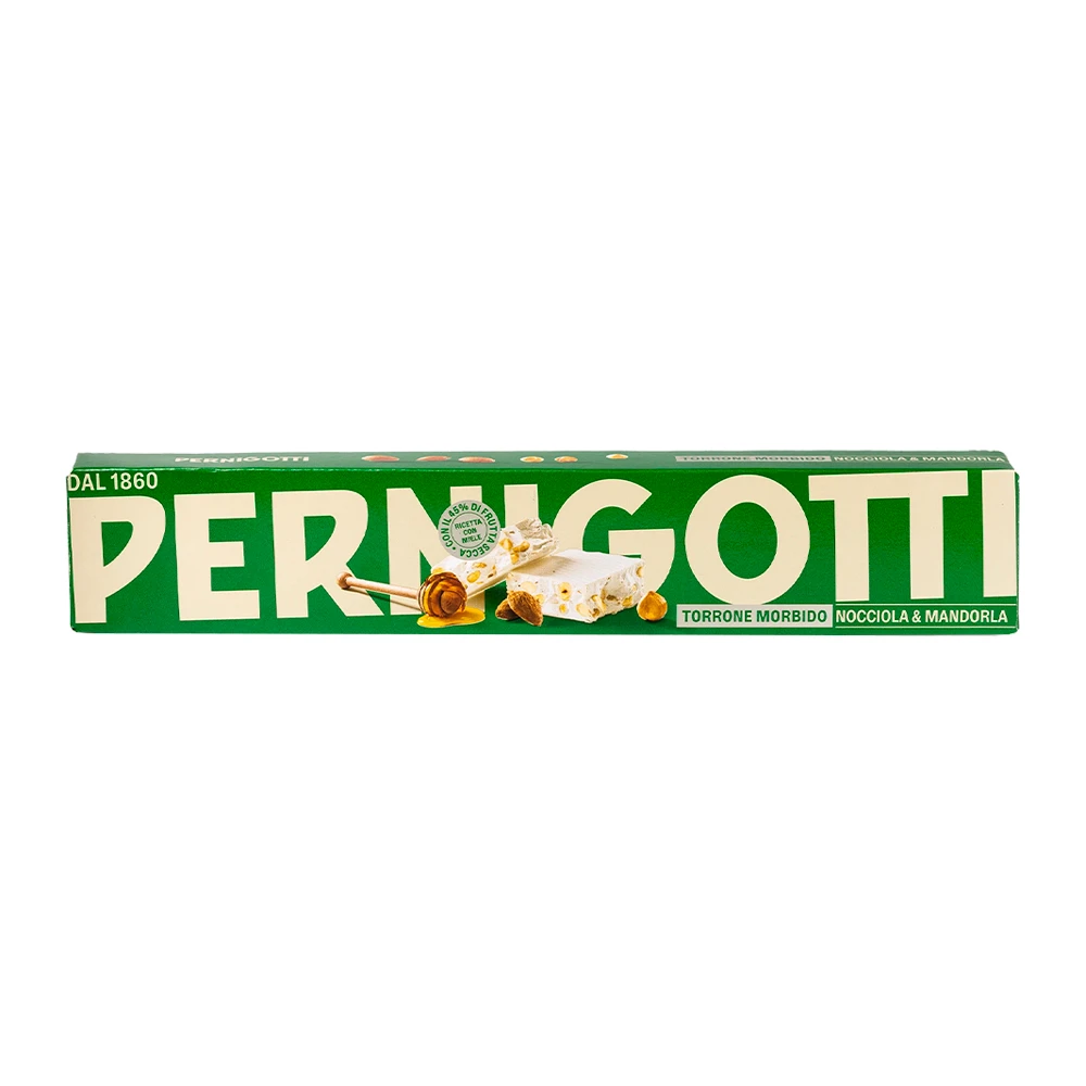 Torrone Pernigotti Amêndoas e Avelã 135G