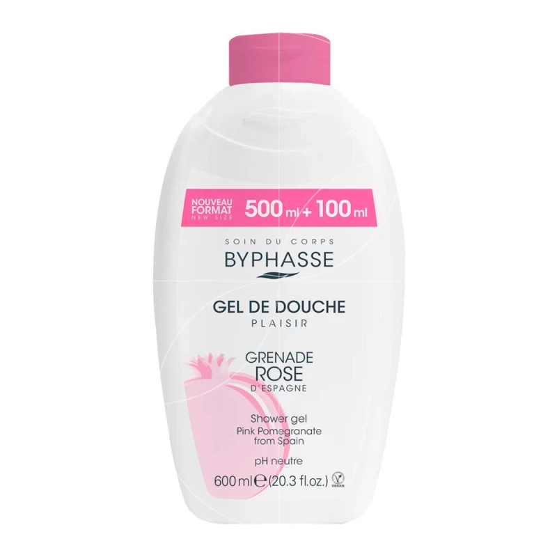 Gel Ducha Byphasse Romã Rosa 600Ml