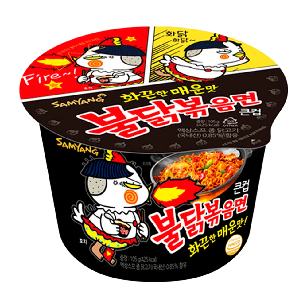 Macarrão Instantâneo Samyang Buldak Frango Pote 105G
