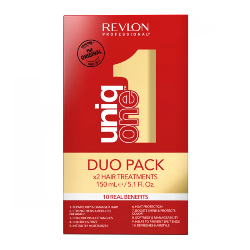 Creme de Pentear Uniq One 10 Beneficios Reais Tradicional Kit Com 2 Unidades