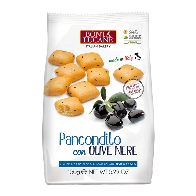 Torrada Bonta Lucane Pancondito Com Azeitona Preta 150G