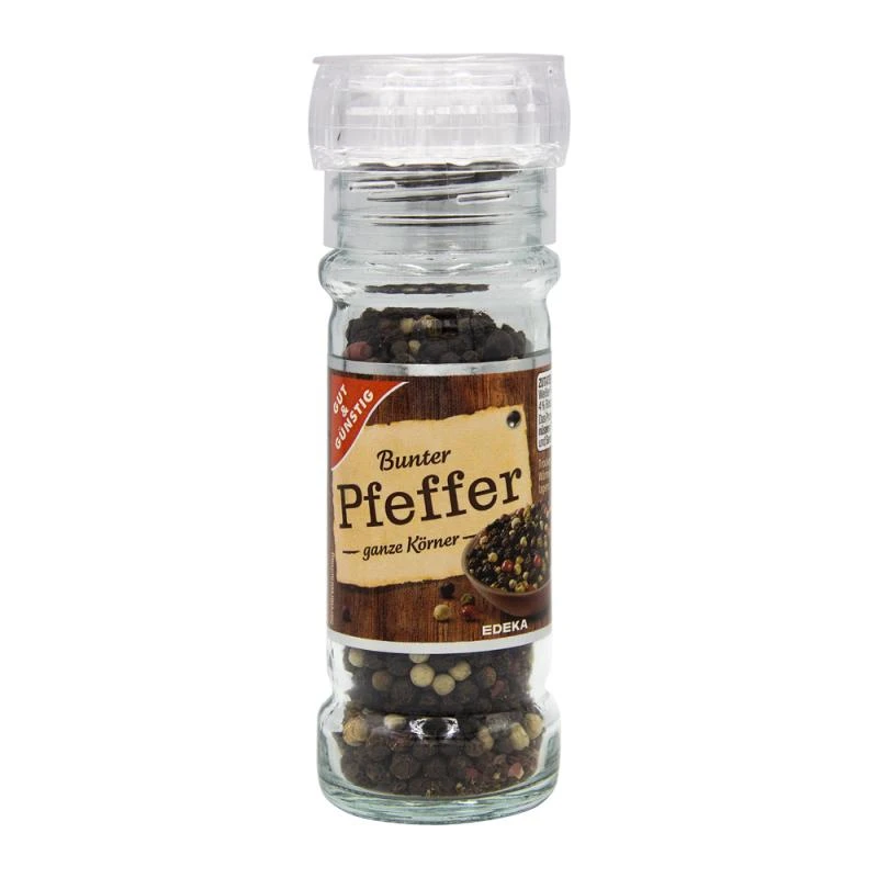 Pimenta Colorida Com Moedor 40G Edeka 