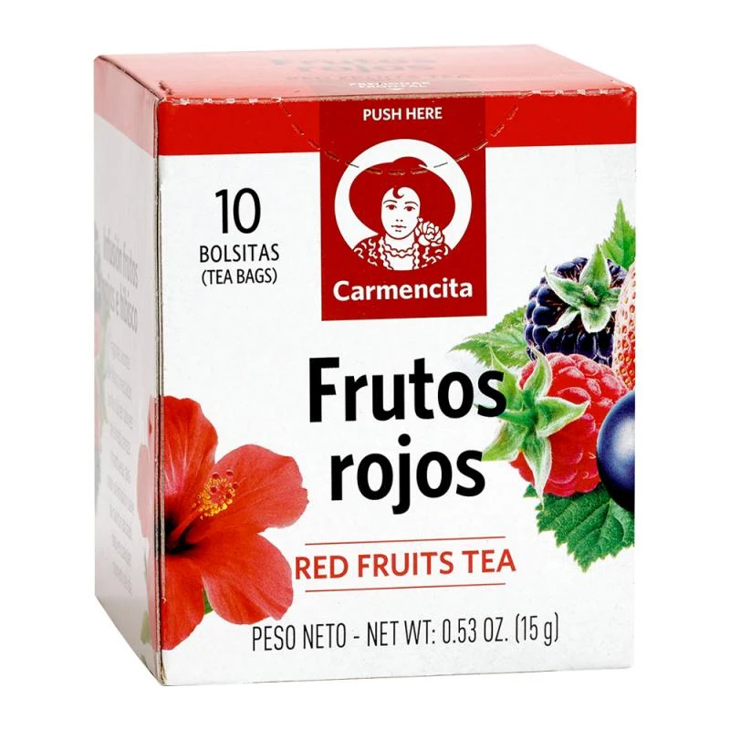 Chá Carmencita Frutas Vermelhas 10 Bags 