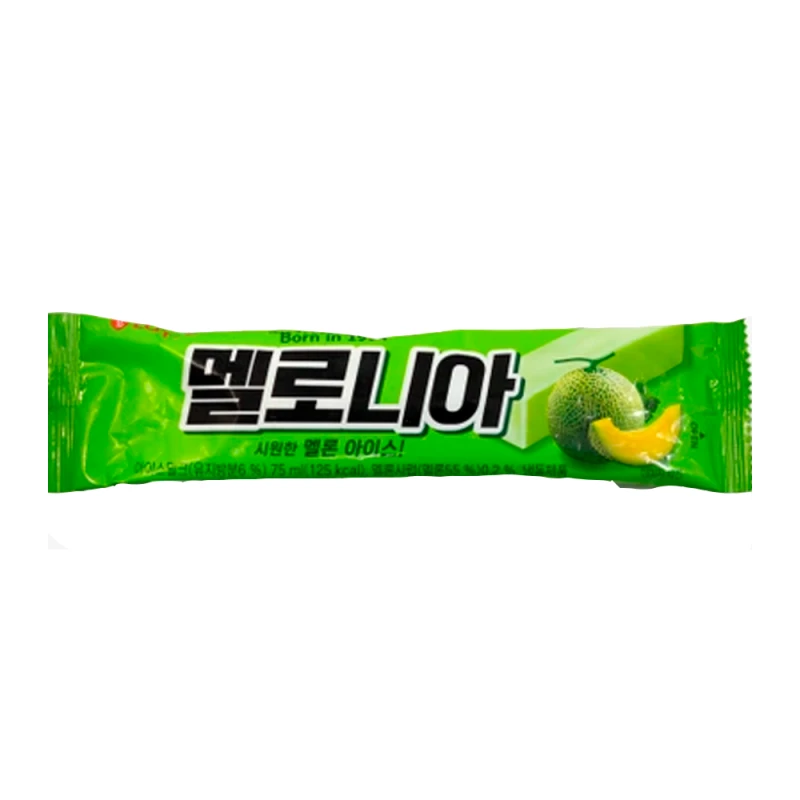 Sorvete Lotte Melona Melão Palito 75Ml
