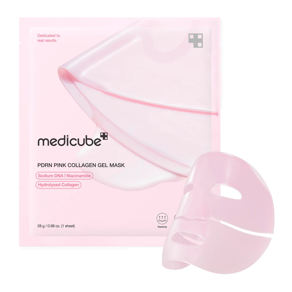 Máscara Facial Medicube Pdrn Pink Collagen Gel Mask 4 Unidades