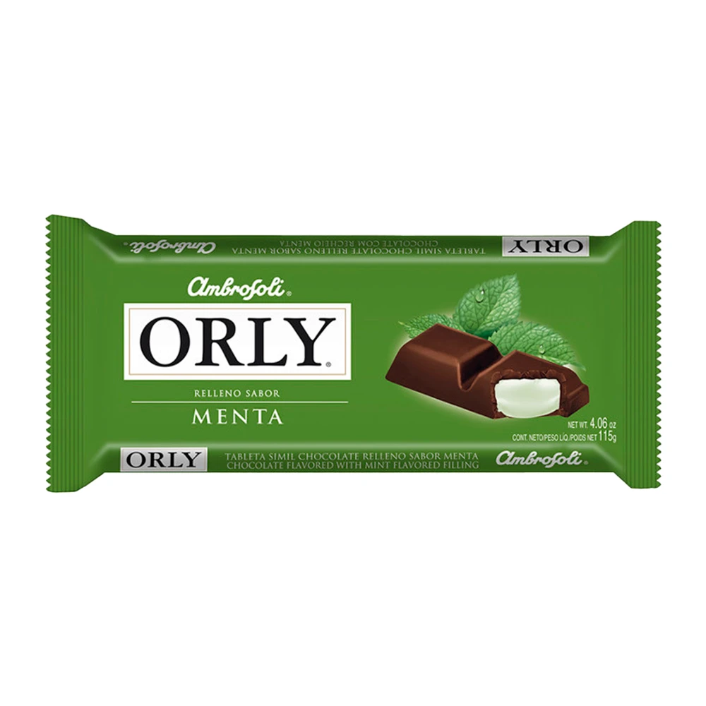 Barra Chocolate Orly Menta 95G