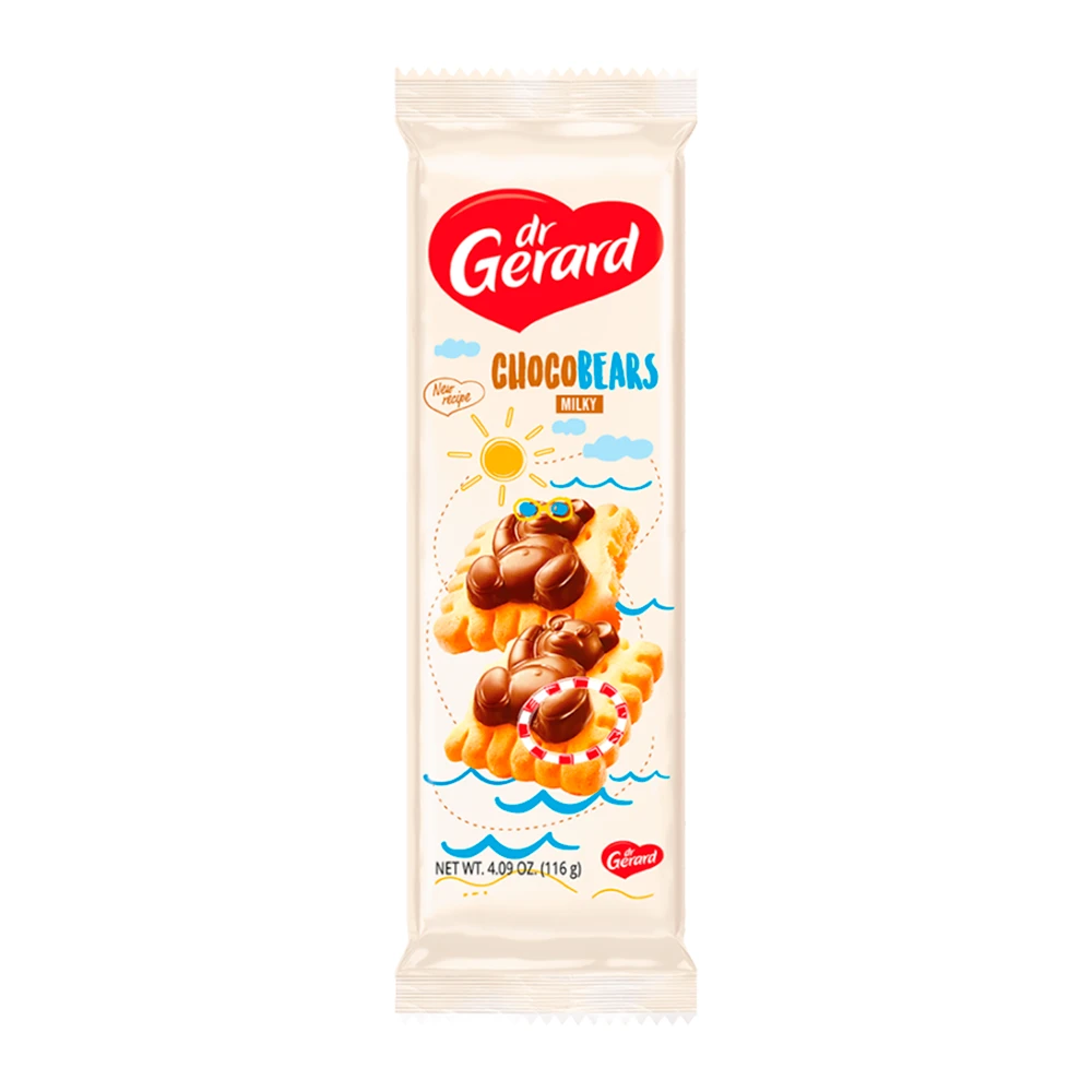 Biscoito Dr Gerard Chocobears Pacote 116G