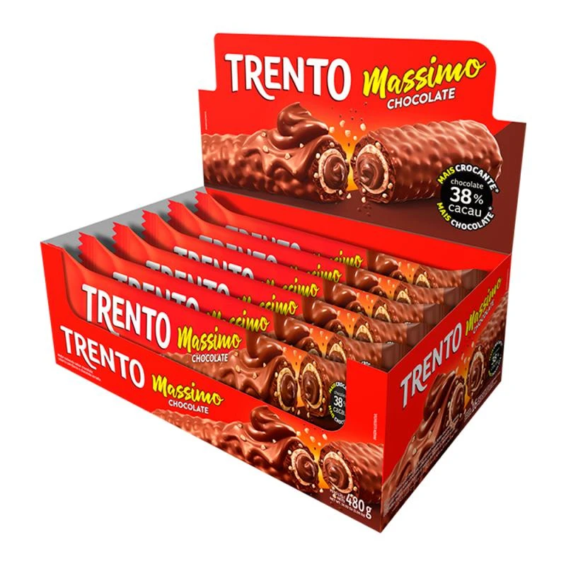 Chocolate Peccin Trento Massimo Ao Leite Caixa 15X25G