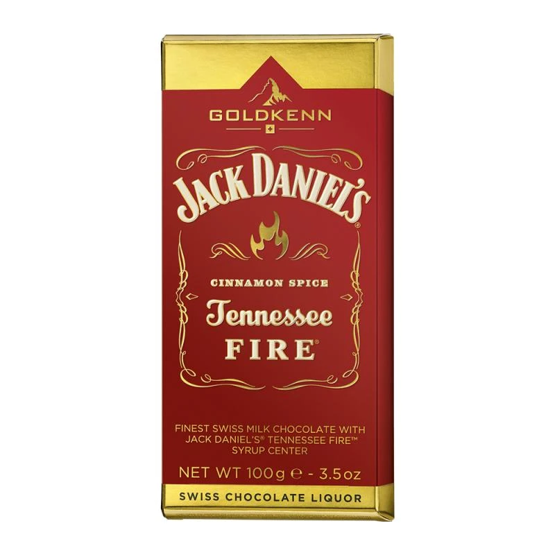 Barra Chocolate Goldkenn Jack Daniels Fire 100G