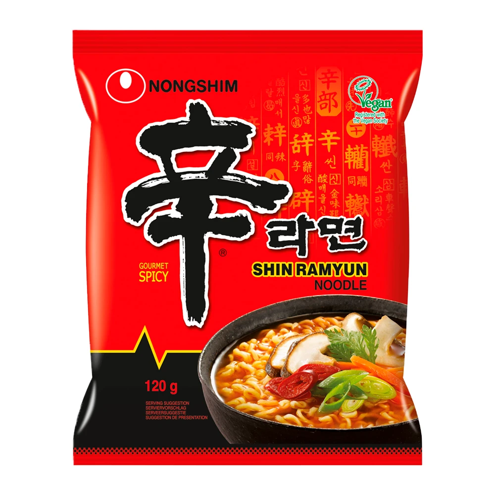 Macarrão Instantâneo Nongshim Shin Ramyun Hot Pacote 120G
