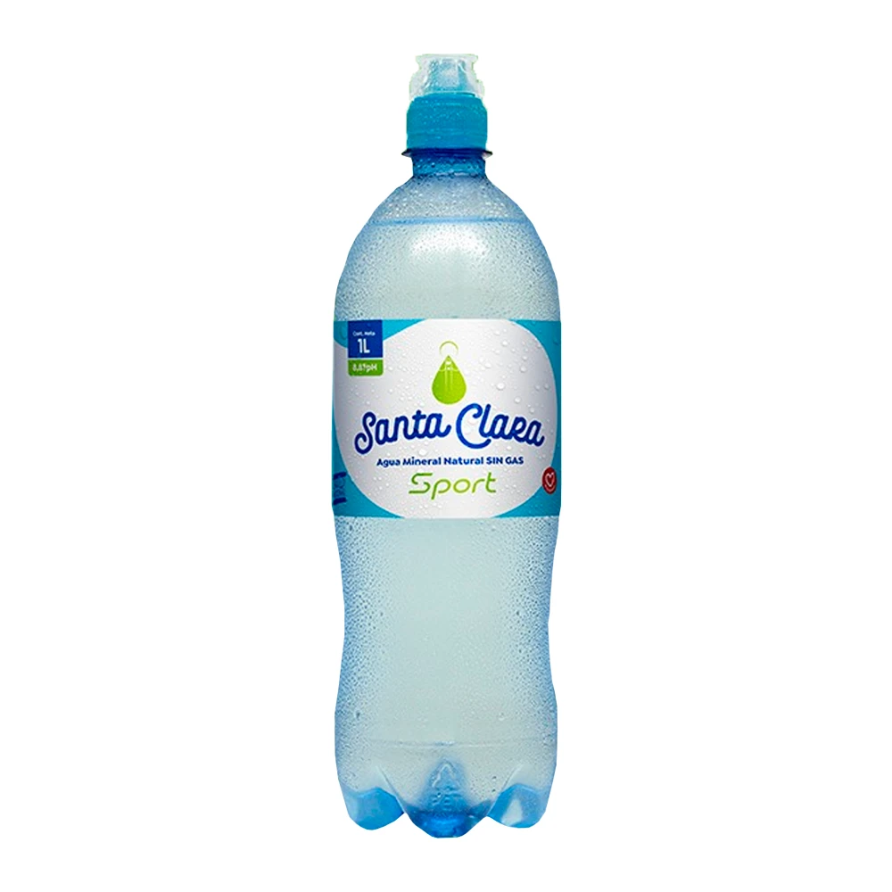Agua Mineral Santa Clara Sim Gas Pet 1lt Sport