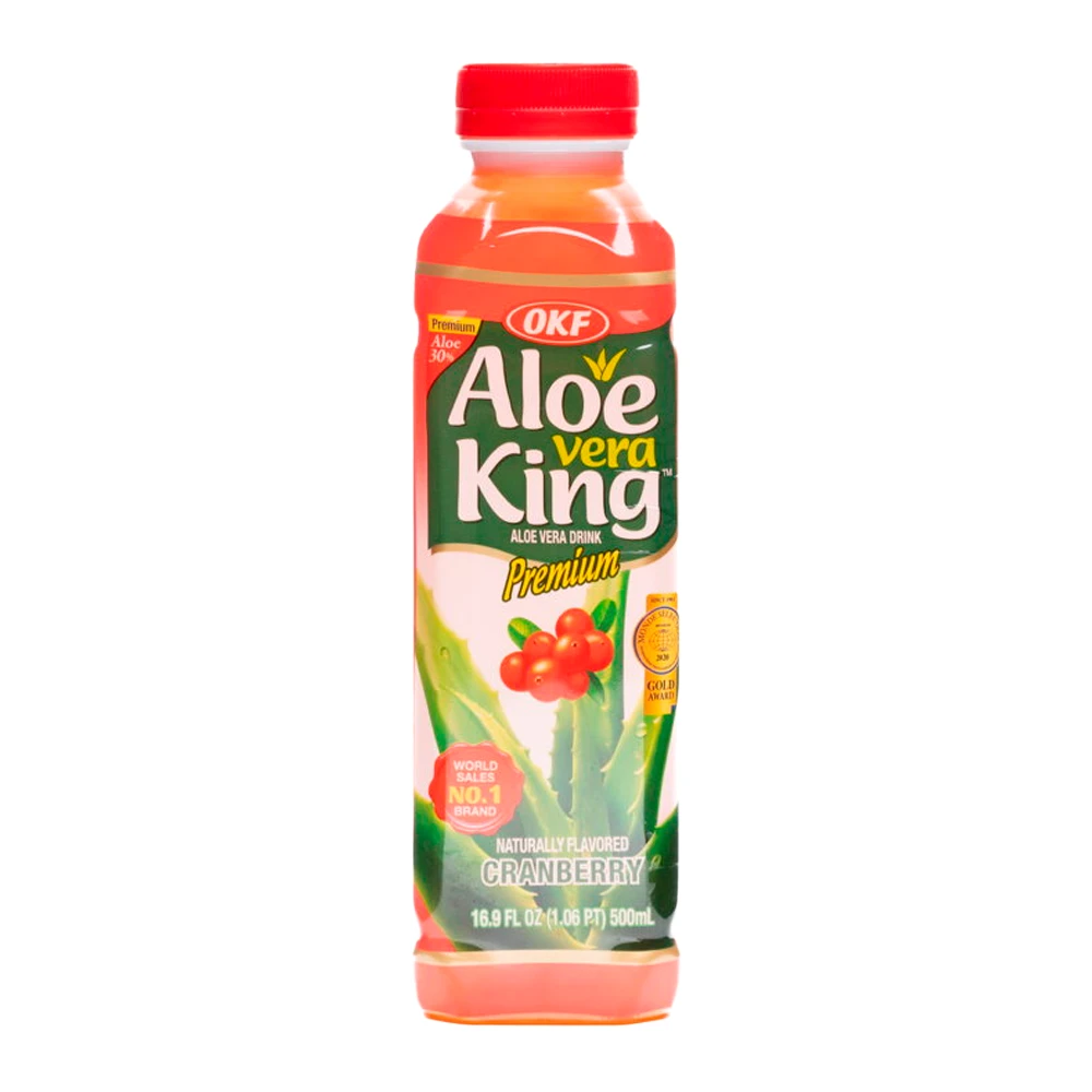 Suco de Cranberry Okf Com Aloe Vera Garrafa Pet 500Ml