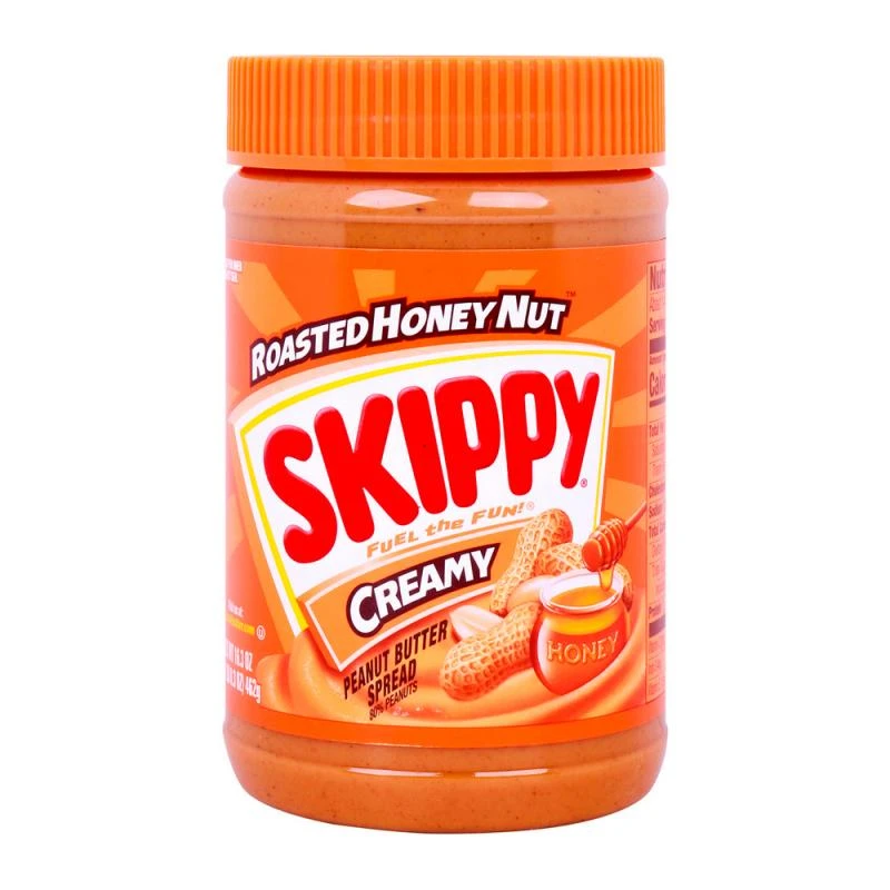 Manteiga de Amendoim Skippy Cremosa Com Mel 462G