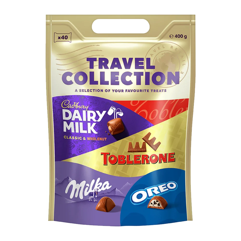 Chocolate Mondelez Travel Collection Pacote 400G