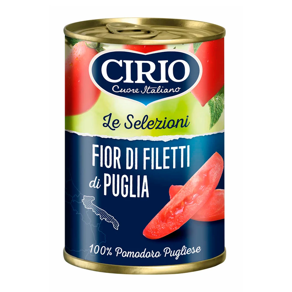 Tomate Enteiro Cirio Sem Pele Datterini Lata 400G