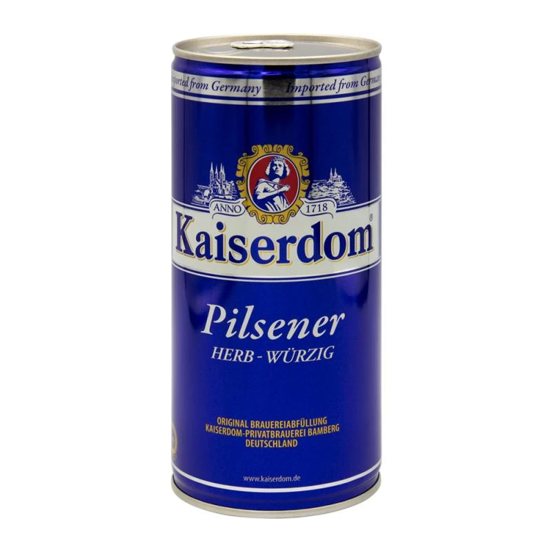 Cerveja Kaiserdom Pilsener Premium Lata 1Lt