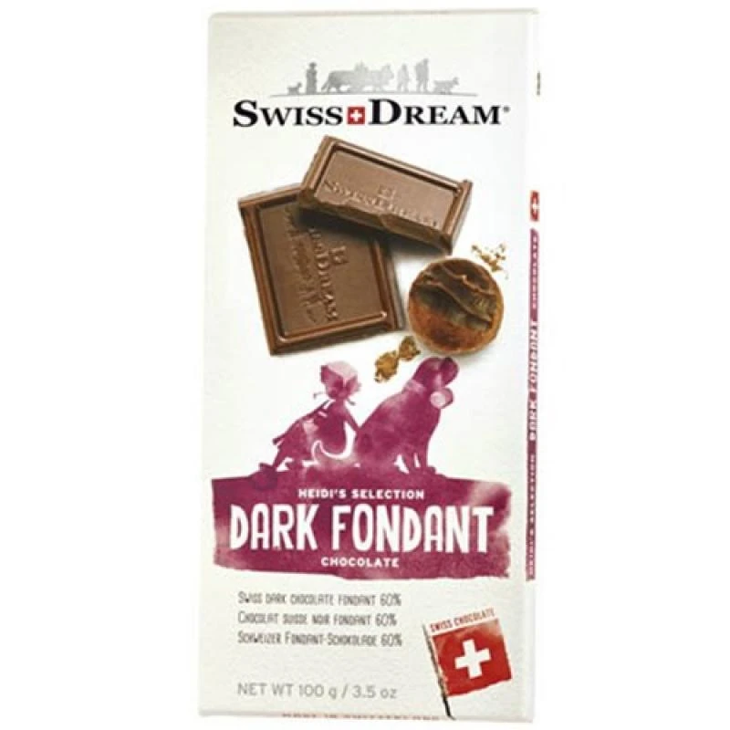 Chocolate Swiss Dream Barra Dark Fondant Chocolate 100G