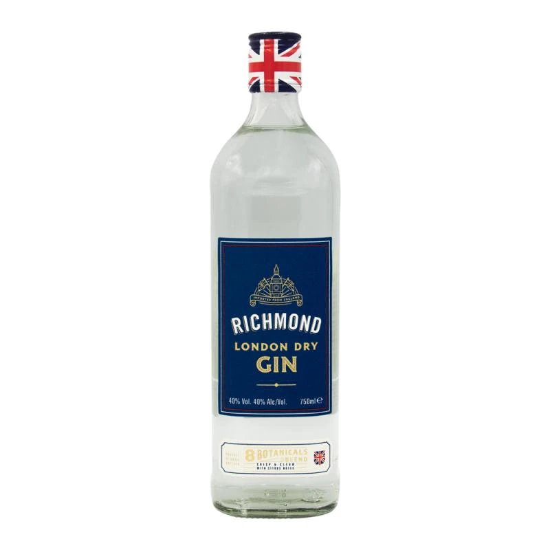 Gin Richmond Londron Dry Garrafa 750Ml
