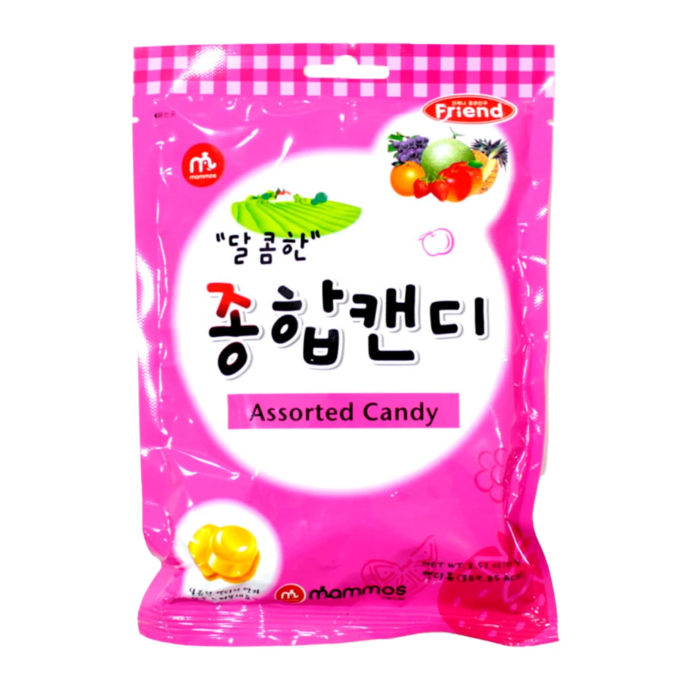 Bala Mammos Mix de Frutas Pacote 80G