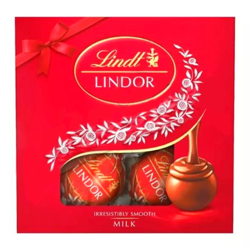 Bombom Lindt Lindor Ao Leite Caixa 50G