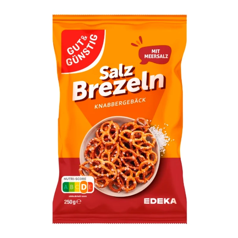 Salgadinho Pretzel Salgado Pacote 250G Edeka