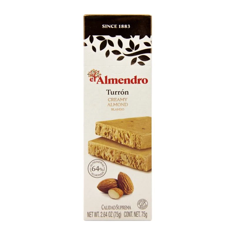  Torrone Cremoso de Amêndoas El Almendro 75G