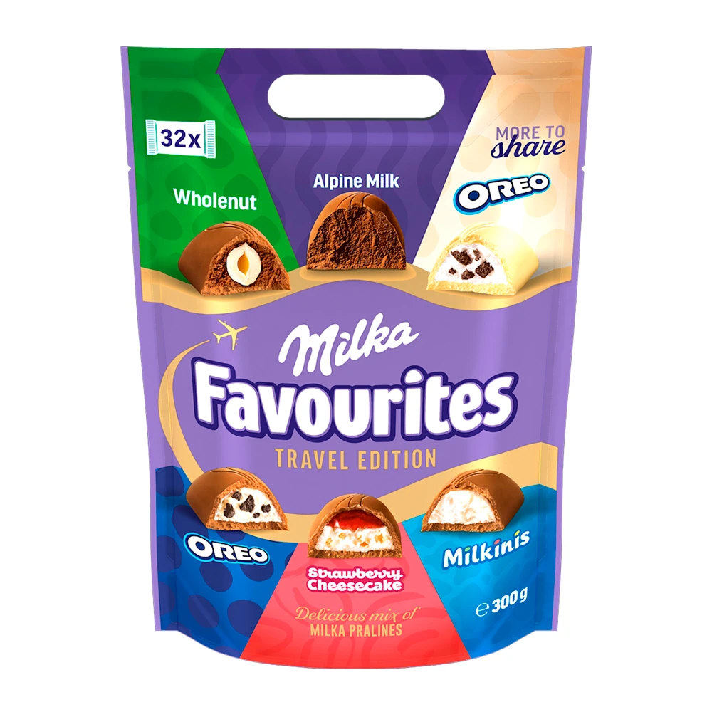 Chocolate Milka Favorites Travel Pacote 300G