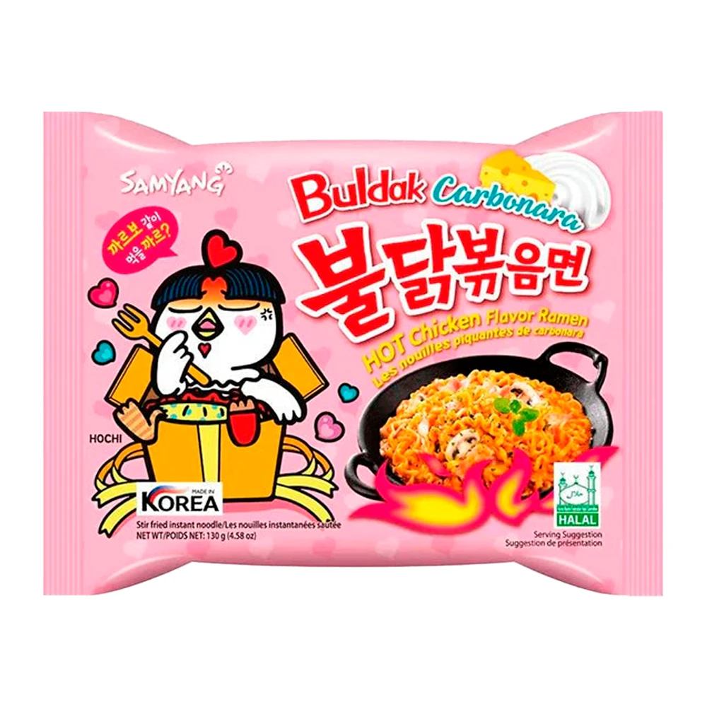 Macarrão Instantâneo Samyang Buldak Frango Apimentado Cremoso Pacote130G