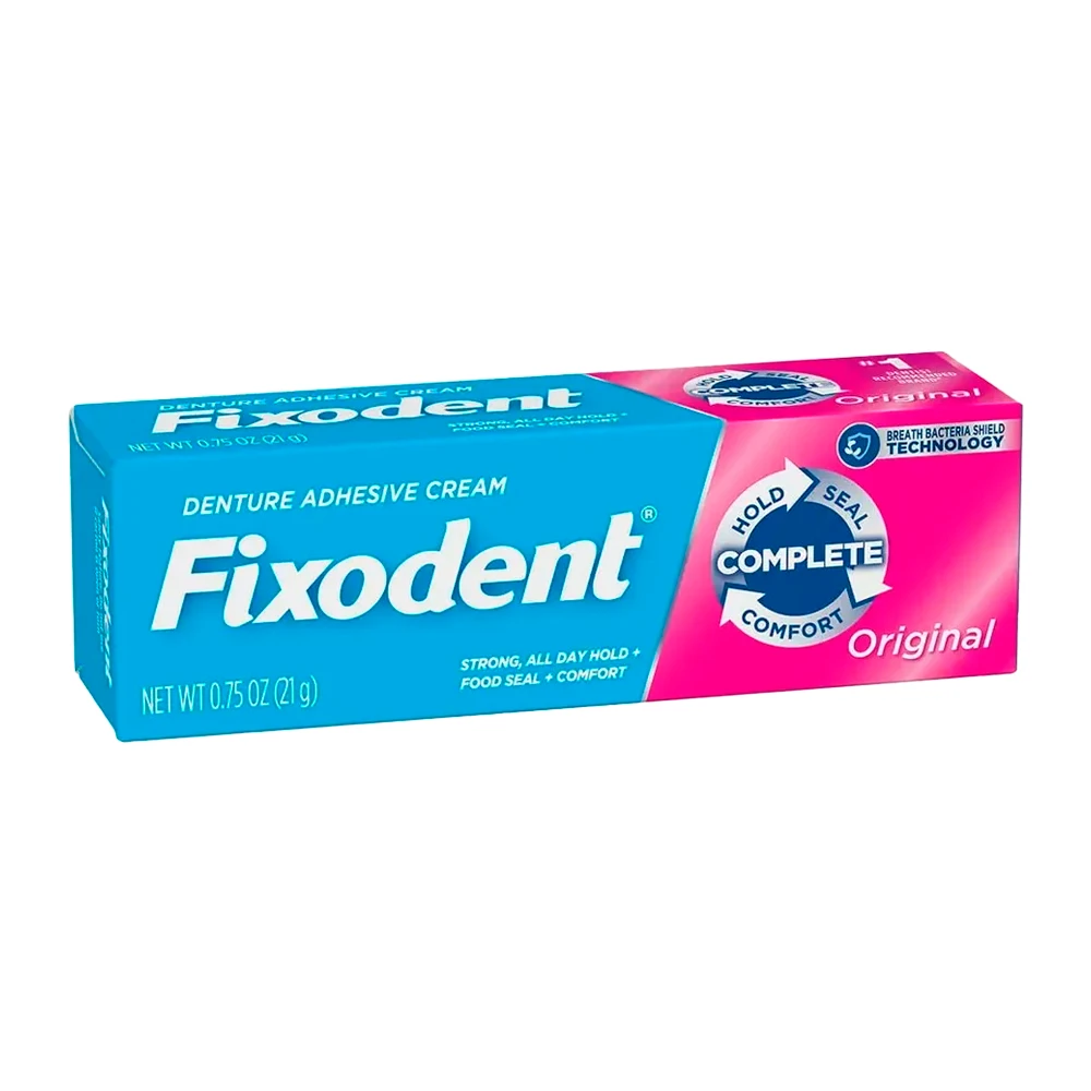 Creme Fixador de Prótese Dental Fixodent Original Caixa 21G