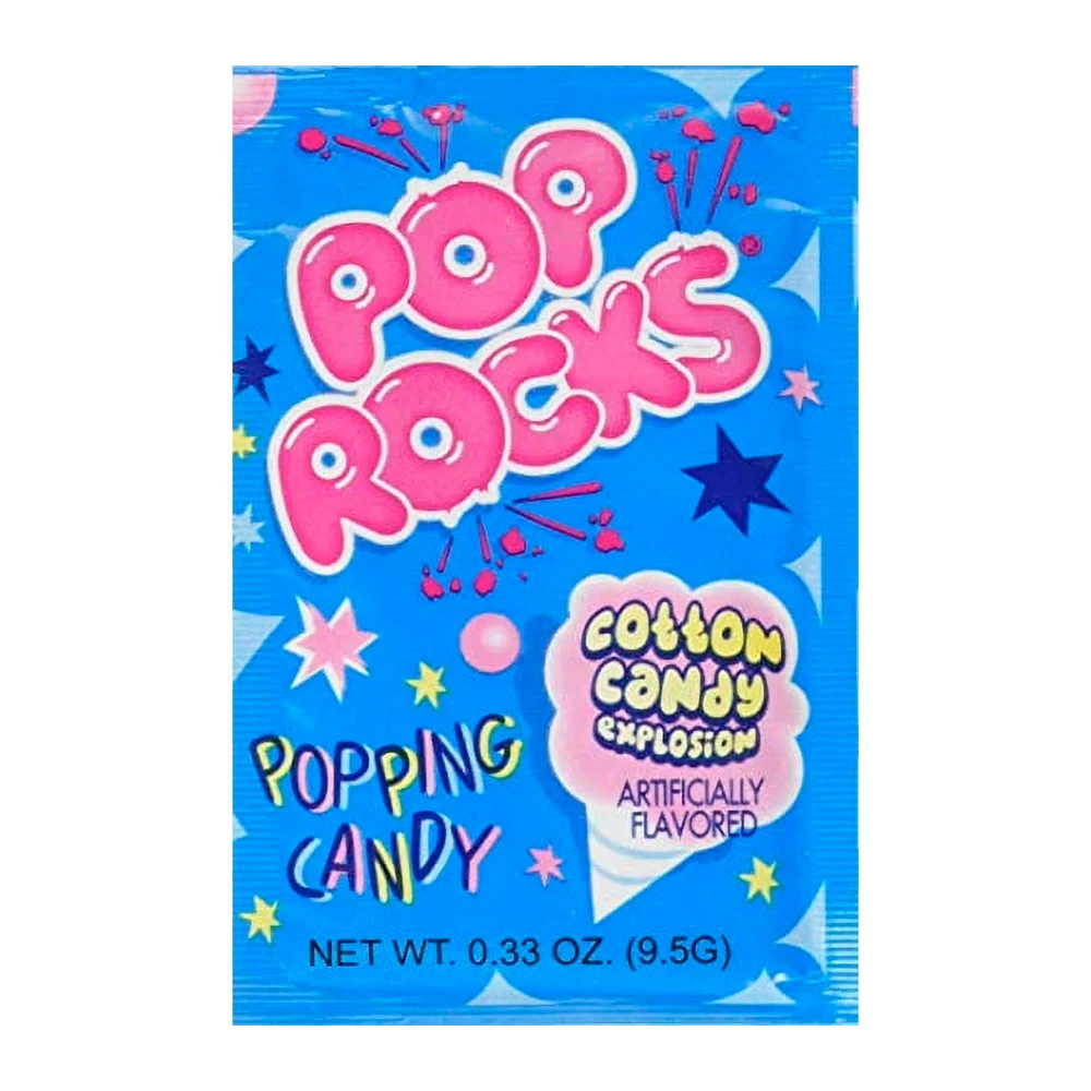 Bala Pop Rocks Popping Cotton Candy 9.5G