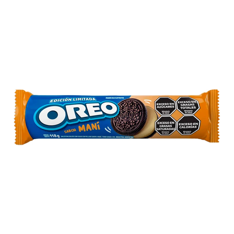 Bolacha Oreo Recheio de Amendoim 118G